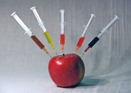 Diät Diät, gekoppelt mat Insulin Injektiounen - d'Haaptbegrëffung vun Typ 1 Diabetis